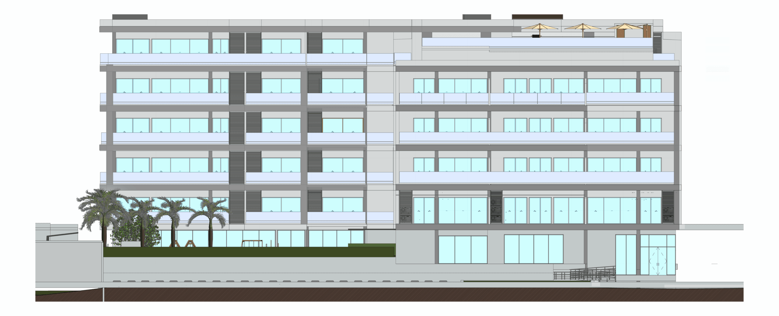 Plano detallado de apartamentos Porto Wayepo Fachada Principl