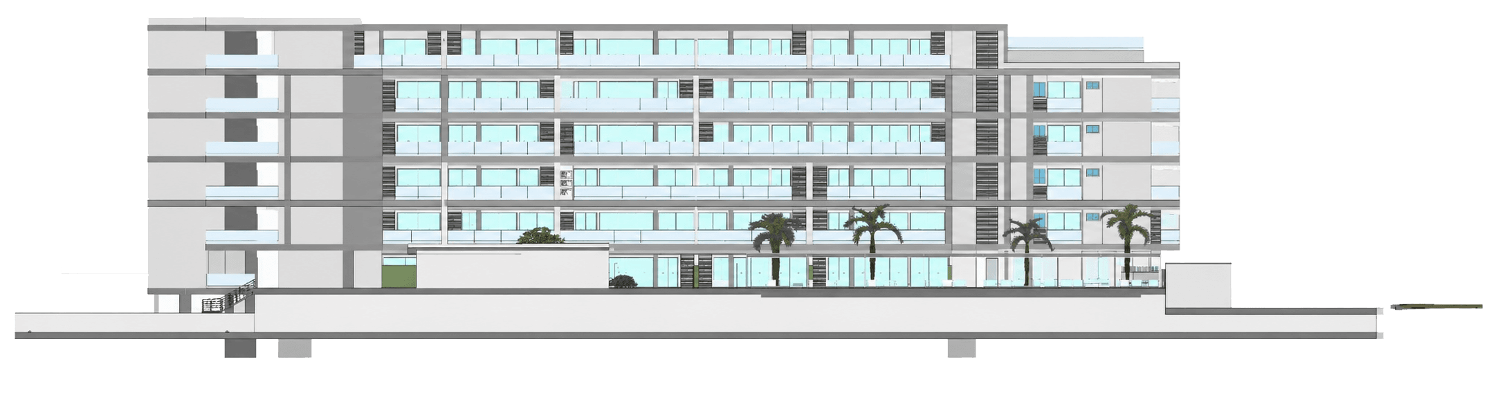 Plano detallado de apartamentos Porto Wayepo Fachada Principl